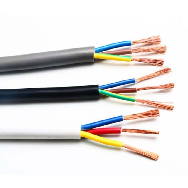 Details about   Underground Electric Cables Black Copper Conductor Stranded Type RVV Multi-Cores 